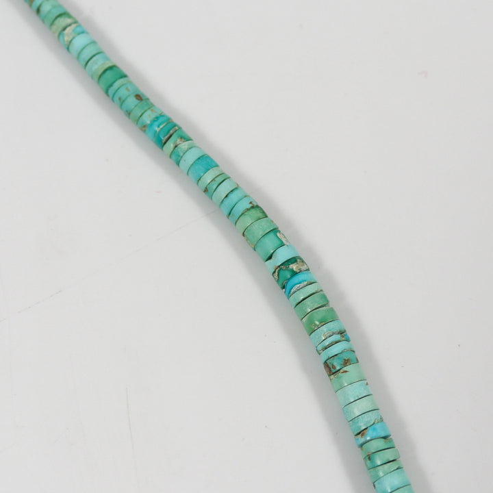 1980s Turquoise Heishi Necklace