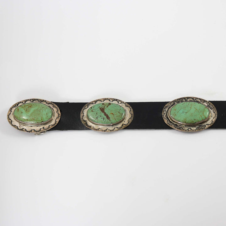 1980s Turquoise Concho Belt