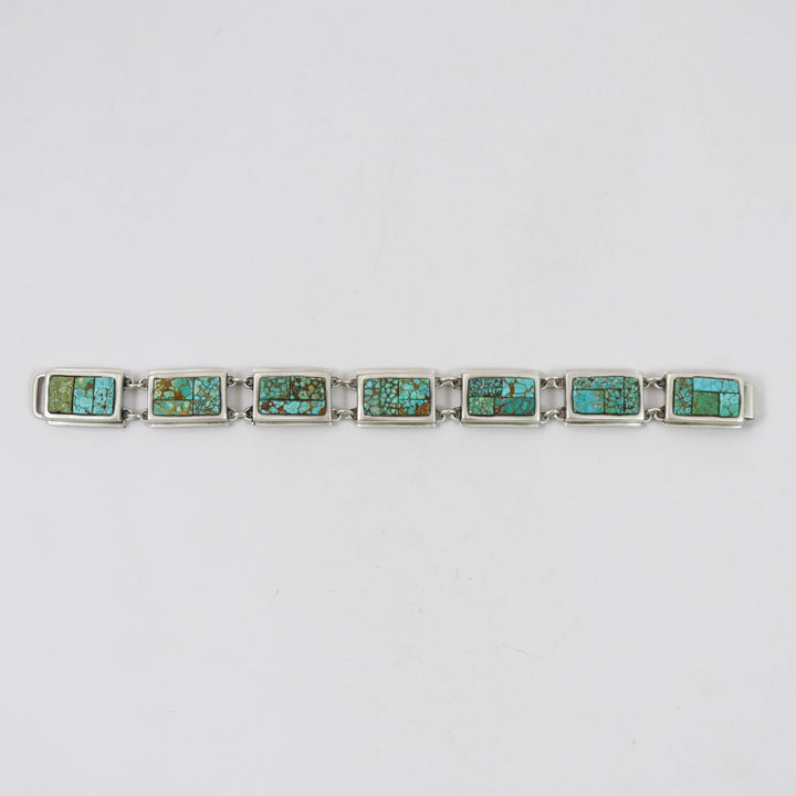 Number Eight Turquoise Link Bracelet