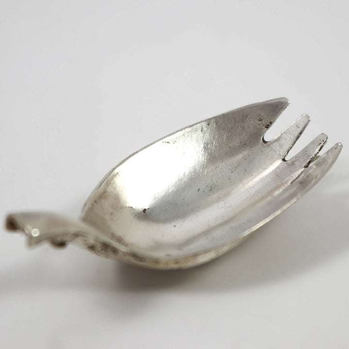 Silver Spork Pin