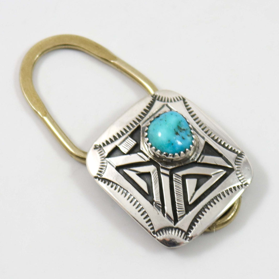 Kingman Turquoise Key Ring