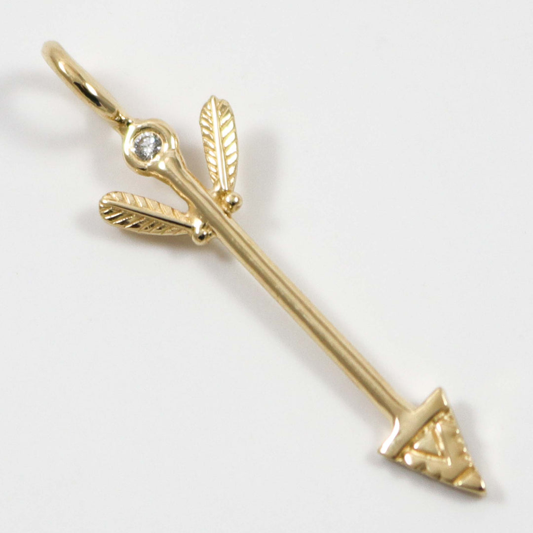 Gold Arrow Pendant