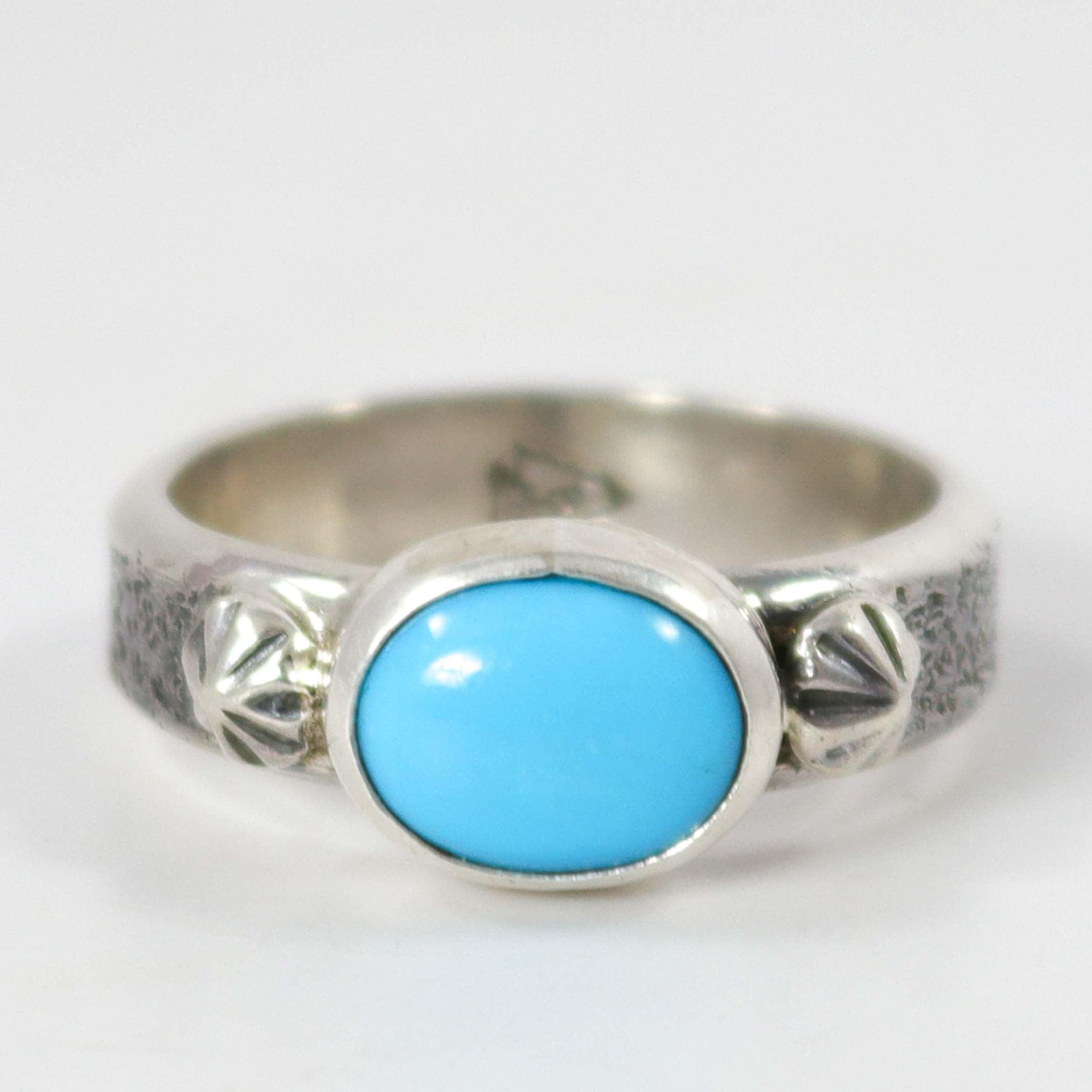Sleeping Beauty Turquoise Ring by Bryan Joe
