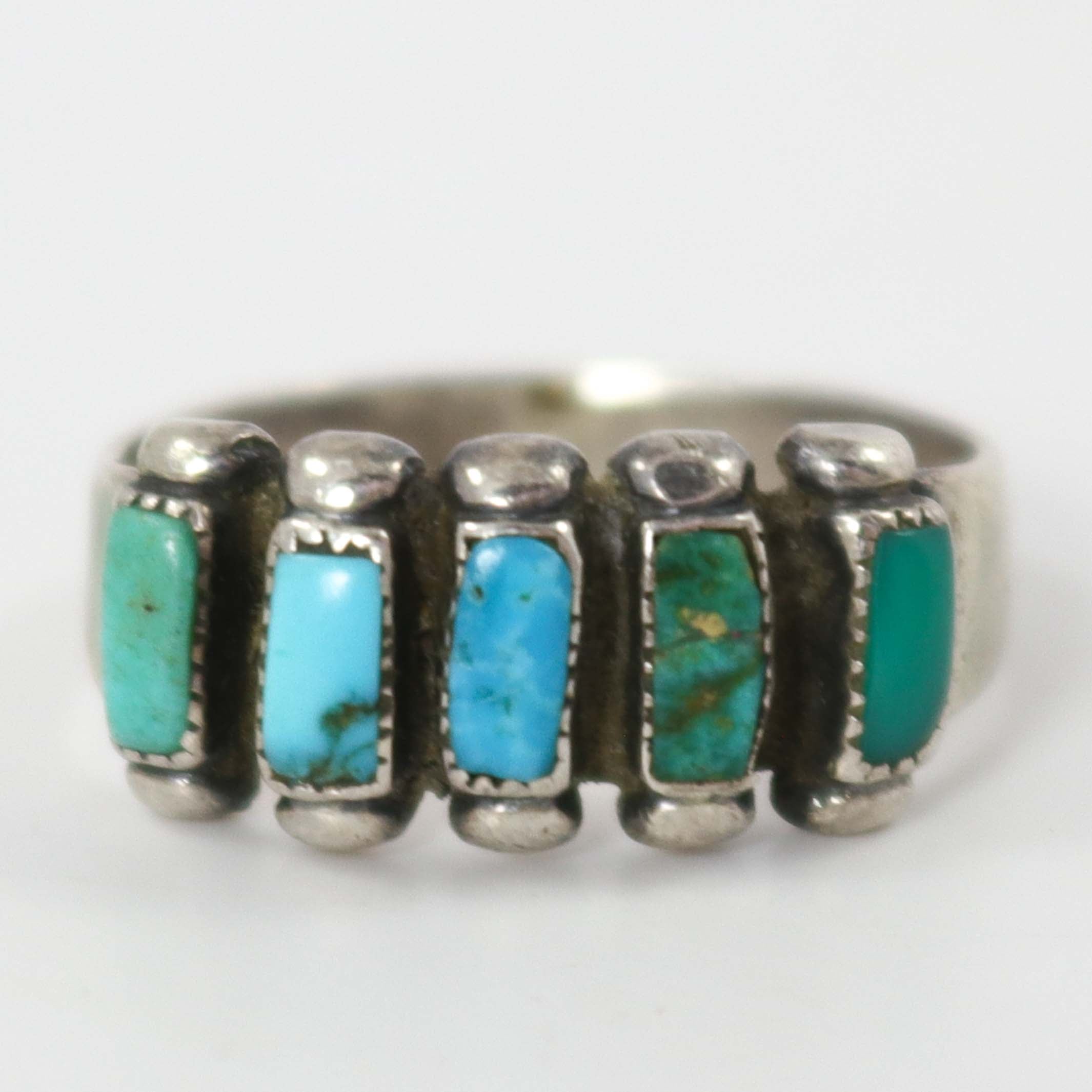 Guaranteed Authentic Vintage Native American Jewelry Zuni Important Turquoise Sterling Silver Ring Guaranteed Authentic Vintage Native American Jewelry Zuni Important Turquoise Sterling Silver Ring