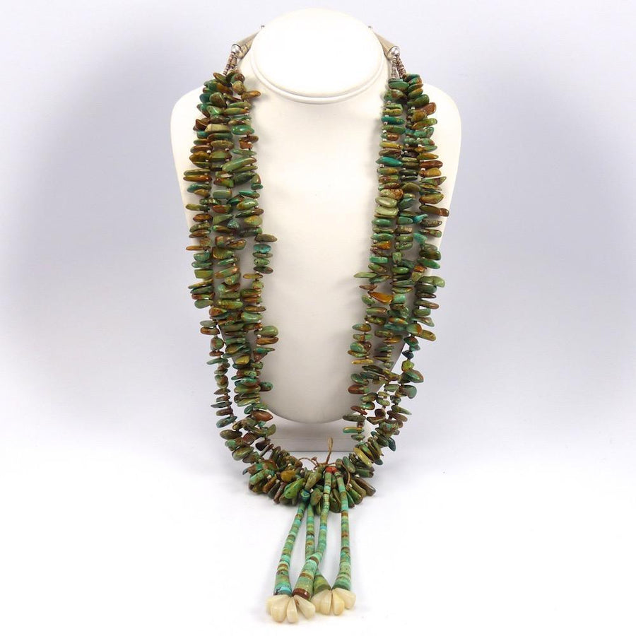 Royston Turquoise Jacla Necklace by Kenneth Aguilar - Garland's