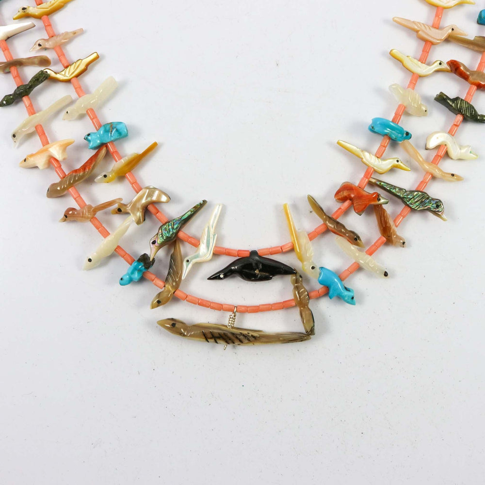 1960s Fetish Necklace by George Cheechee Family - Garland's