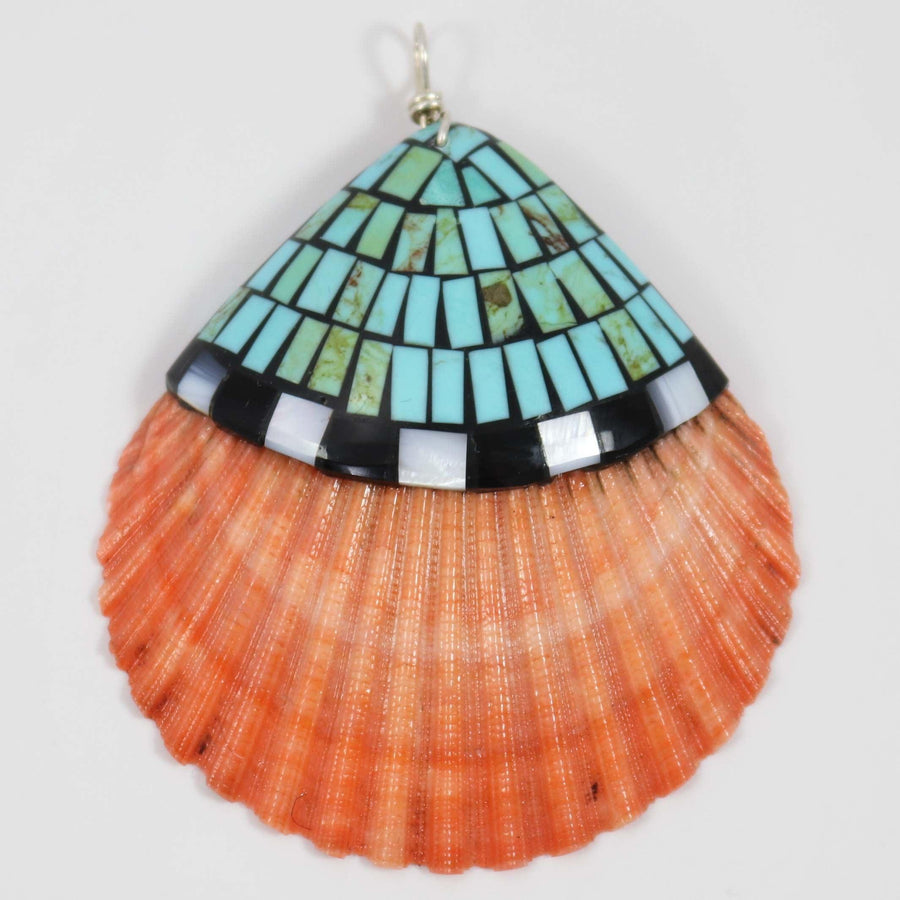 Shell Inlay Pendant by Charlene Reano - Garland's