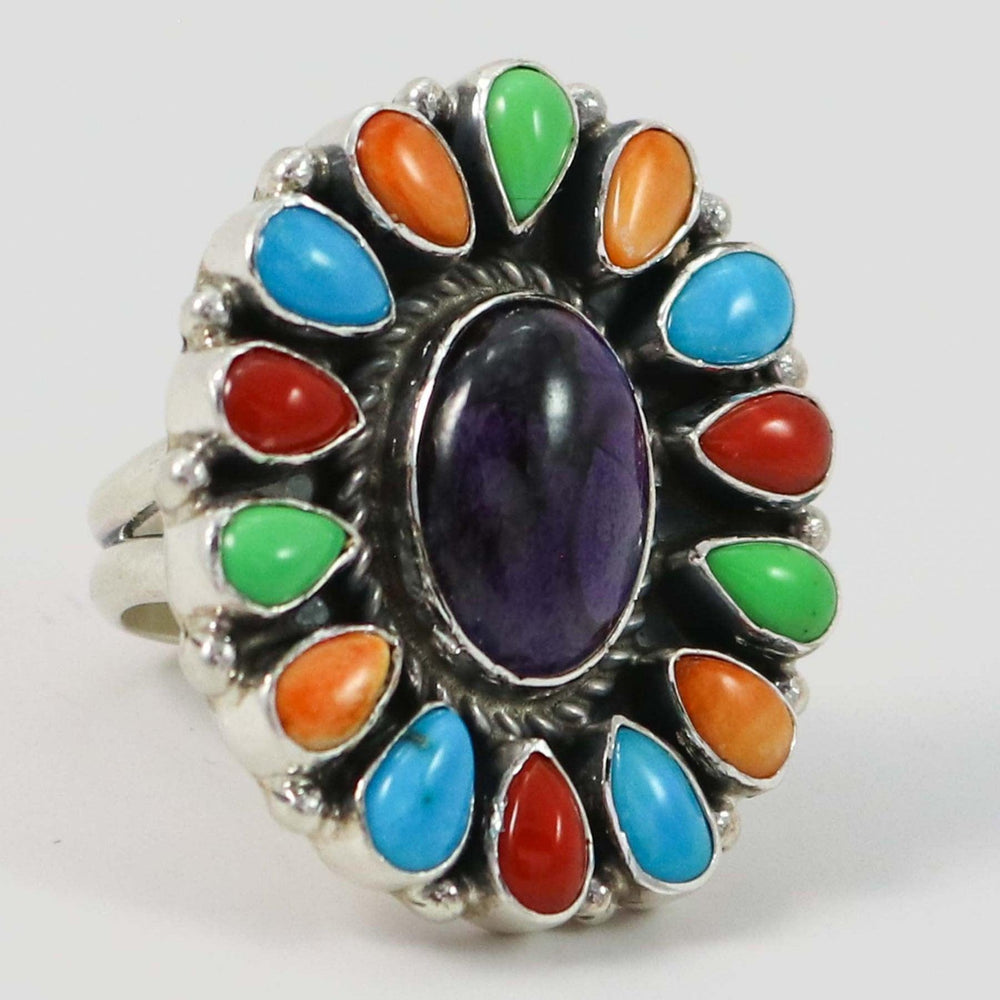 Multi-Stone Cluster Ring by Don Lucas - Garland's