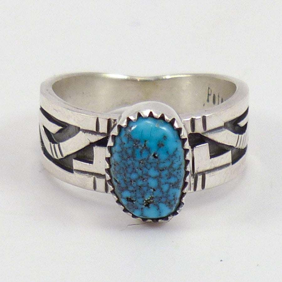 Kingman Turquoise Ring by Peter Nelson - Garland's