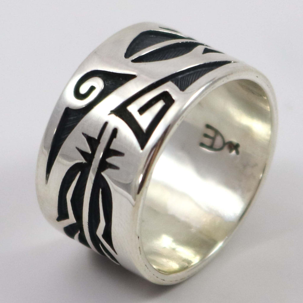 Eagle Feather Ring by Ruben Saufkie - Garland's