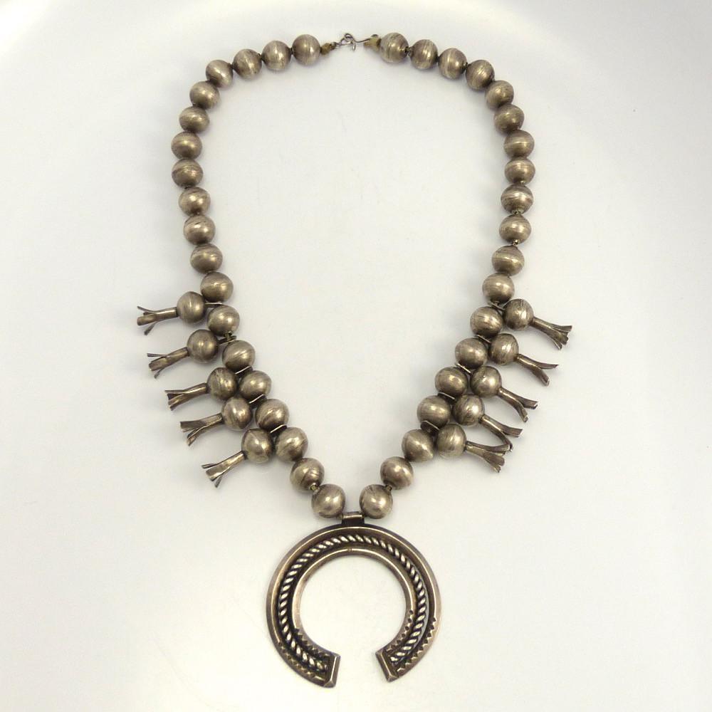 1920s Squash Blossom Necklace featured on Vintage Unscripted - Garland's
