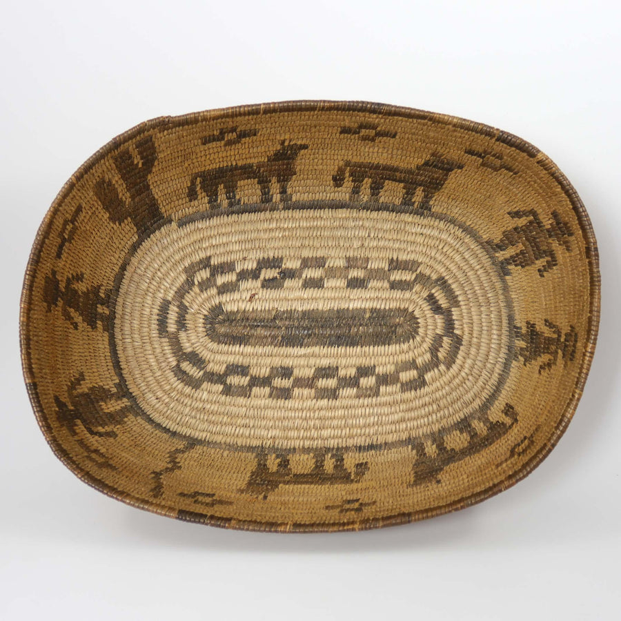 1920s Pima Pictorial Basket by Vintage Collection - Garland's
