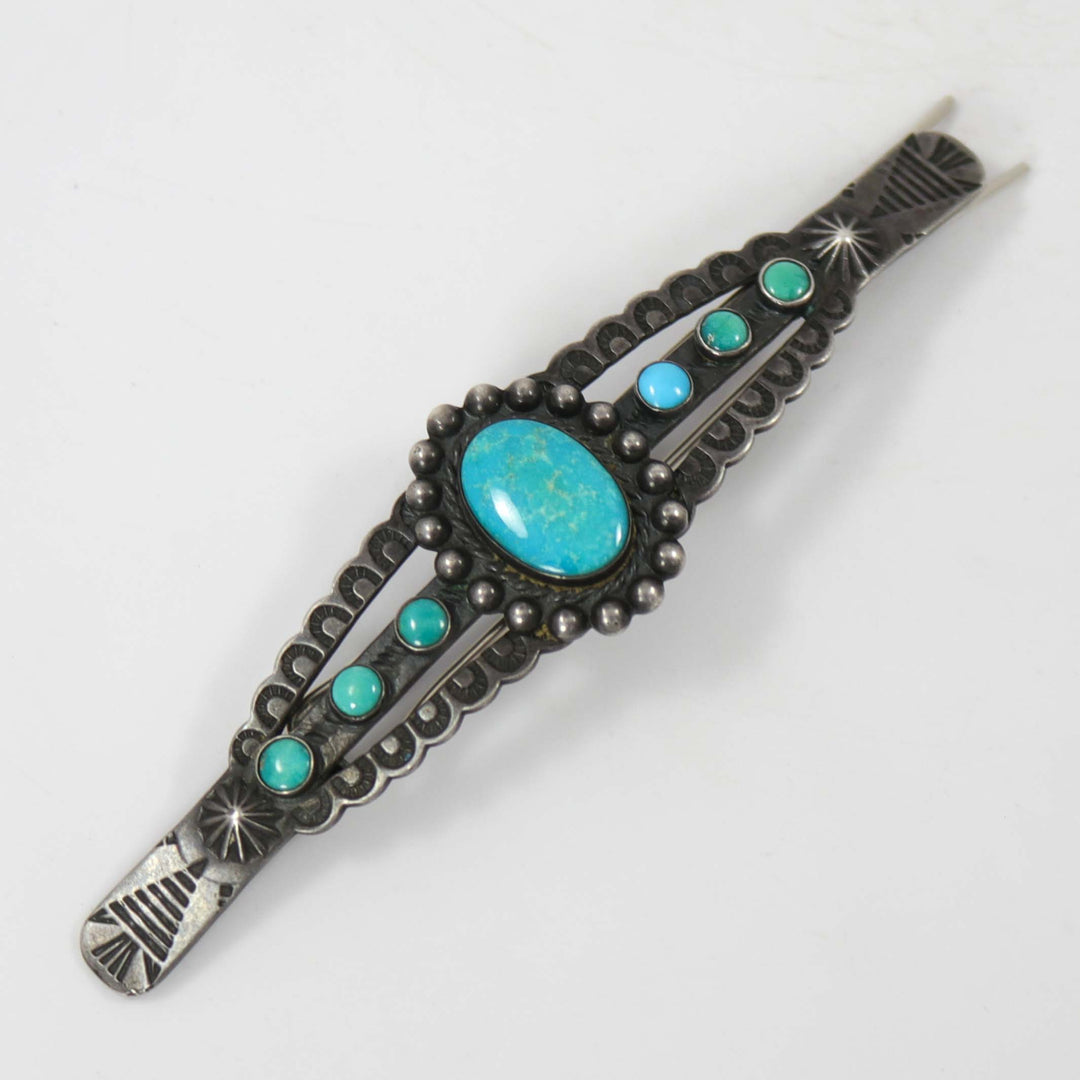 1930s Turquoise Hair Clip by Vintage Collection - Garland's
