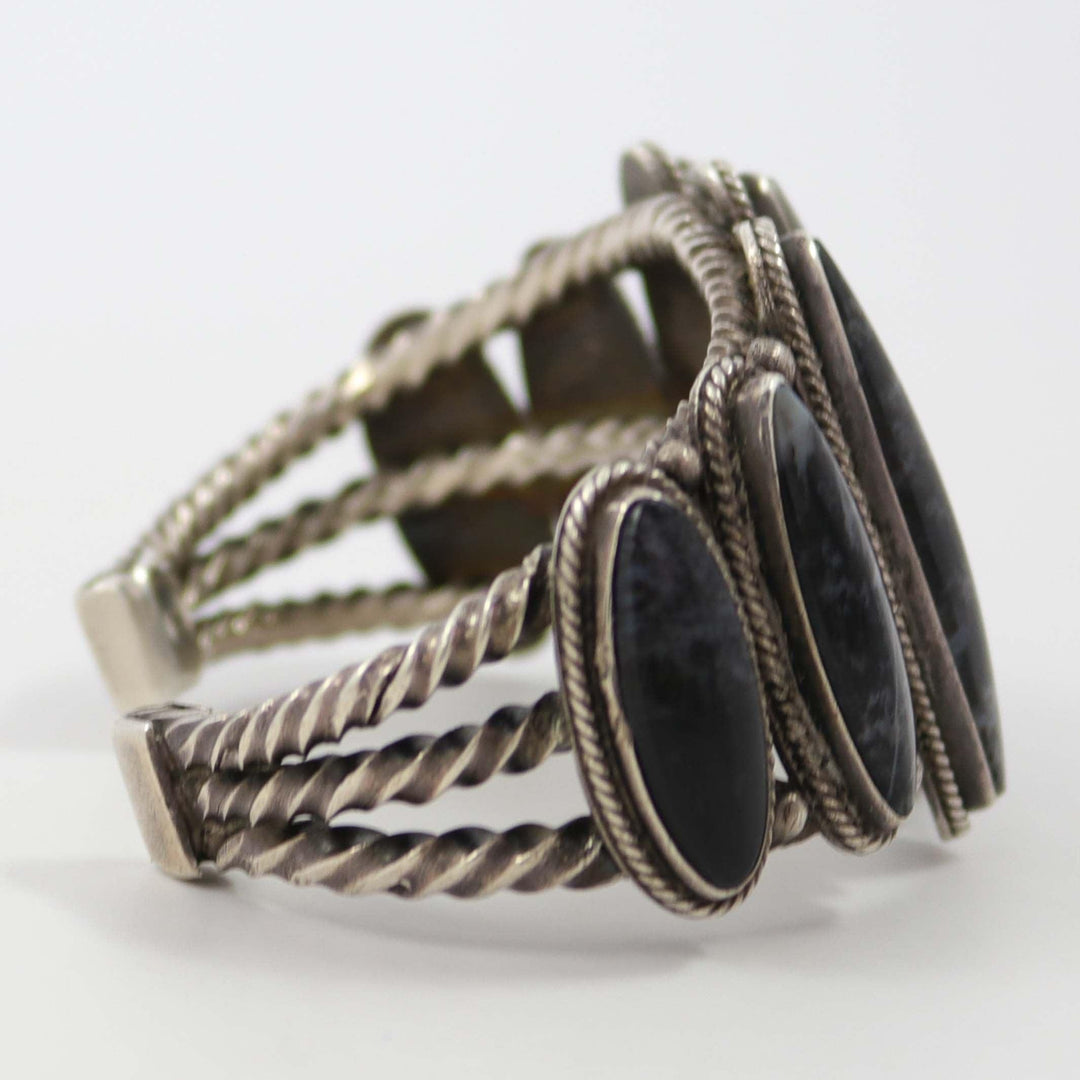 1940s Agate Row Bracelet by Vintage Collection - Garland's