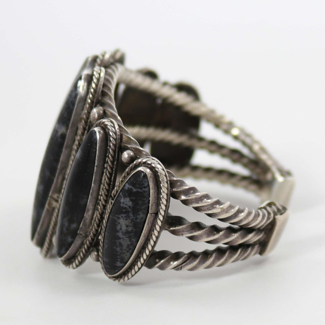 1940s Agate Row Bracelet by Vintage Collection - Garland's