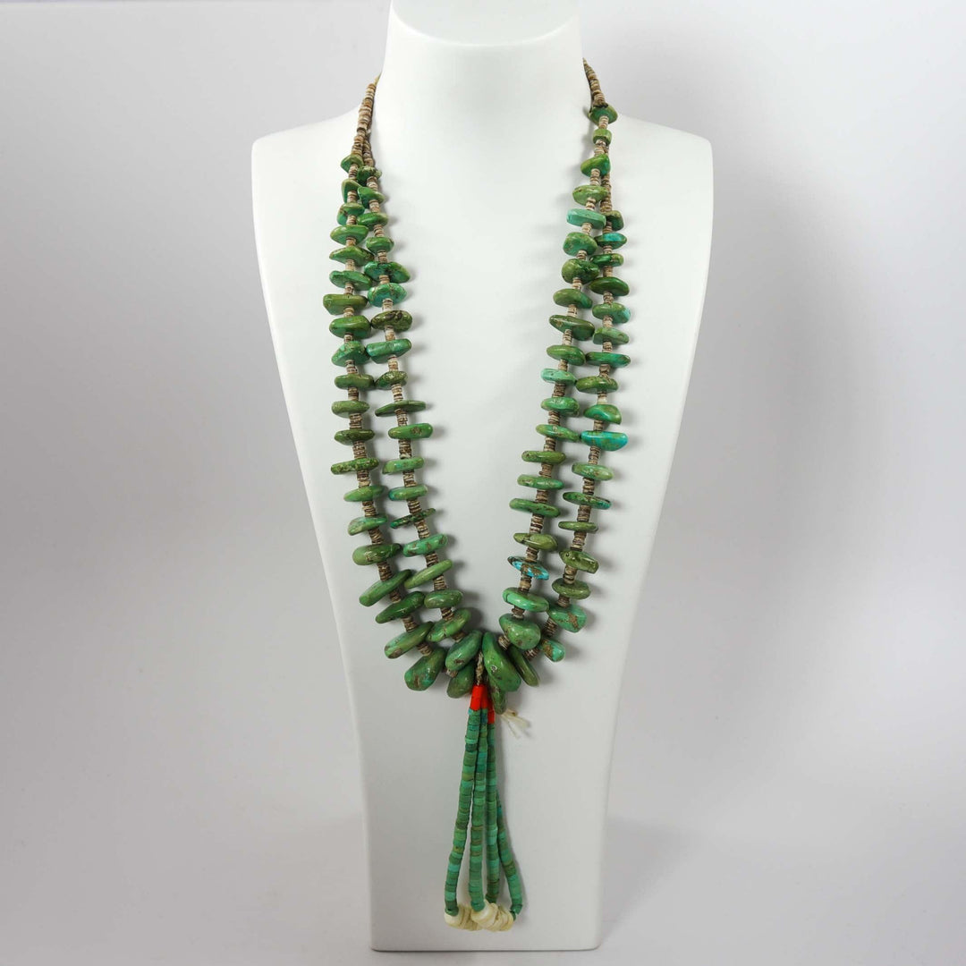 1940s Fox Turquoise Necklace by Vintage Collection - Garland's
