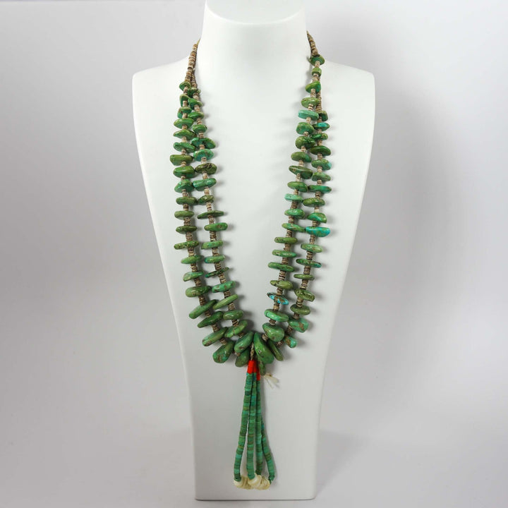 1940s Fox Turquoise Necklace by Vintage Collection - Garland's