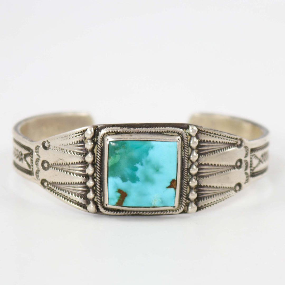 1940s Turquoise Cuff by Vintage Collection - Garland's
