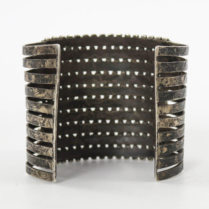 1940s Turquoise Row Bracelet by Vintage Collection - Garland's