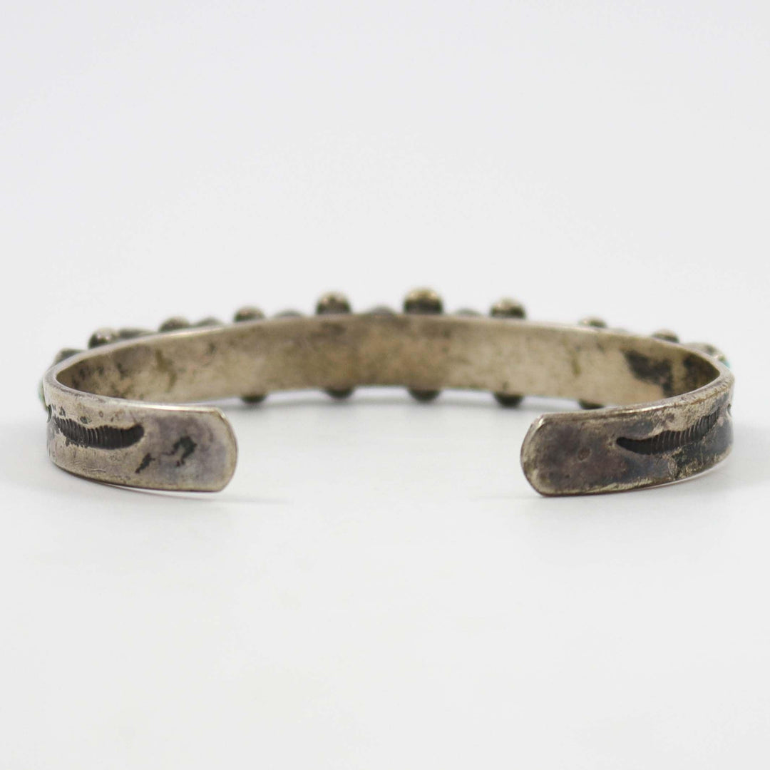 1950s Turquoise Row Cuff by Vintage Collection - Garland's