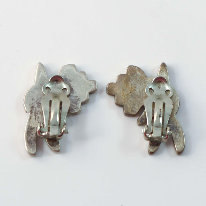 1960s Rainbow Man Clip Earrings by Vintage Collection - Garland's