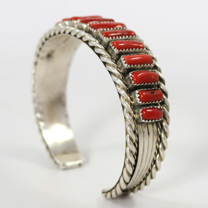 1970s Coral Cuff by Tommy Tso Sr. - Garland's