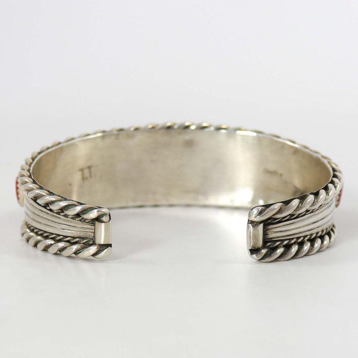 1970s Coral Cuff by Tommy Tso Sr. - Garland's
