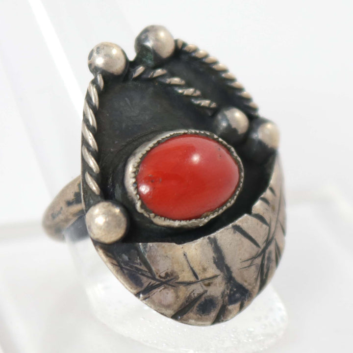 1970s Coral Ring by Vintage Collection - Garland's