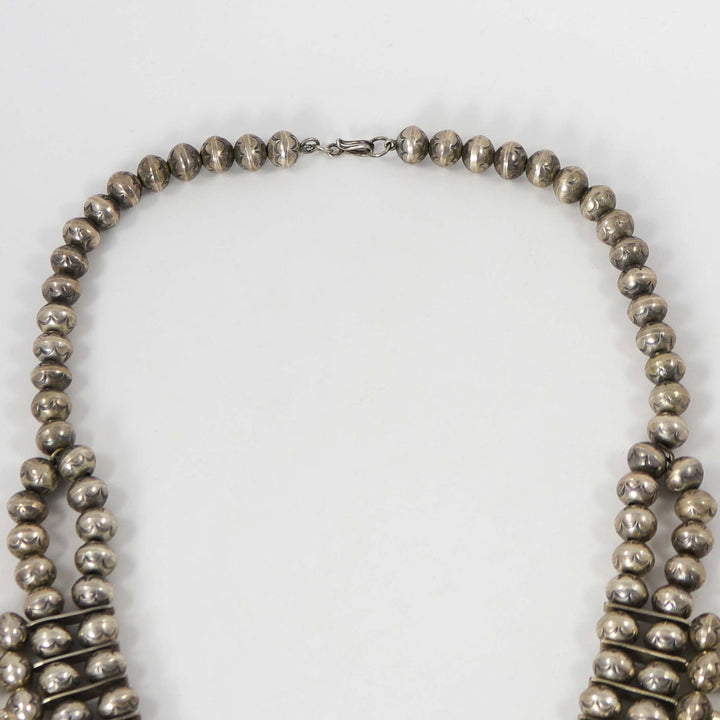1970s Squash Blossom Necklace by L. Burnside - Garland's