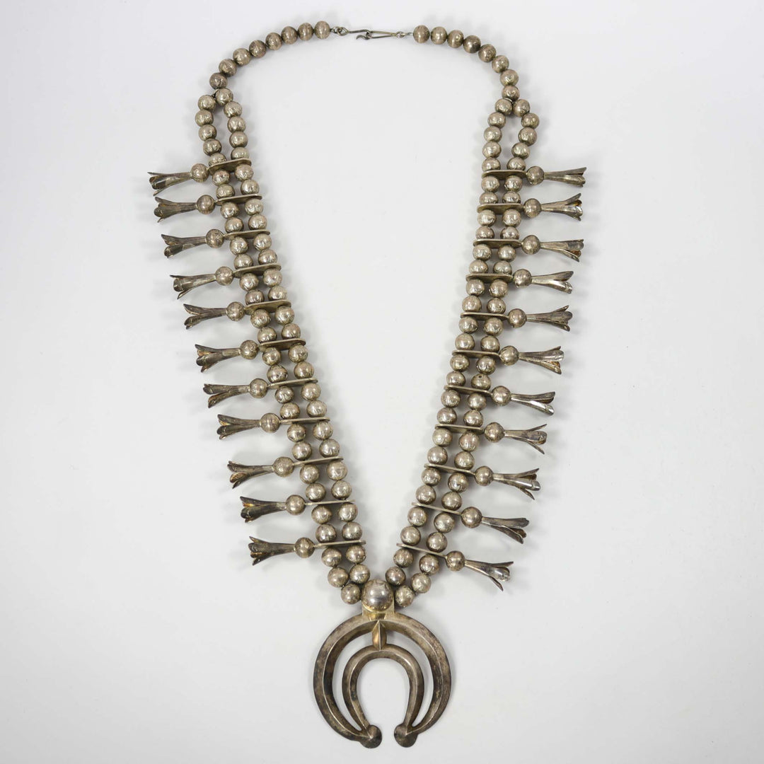 1970s Squash Blossom Necklace by Vintage Collection - Garland's