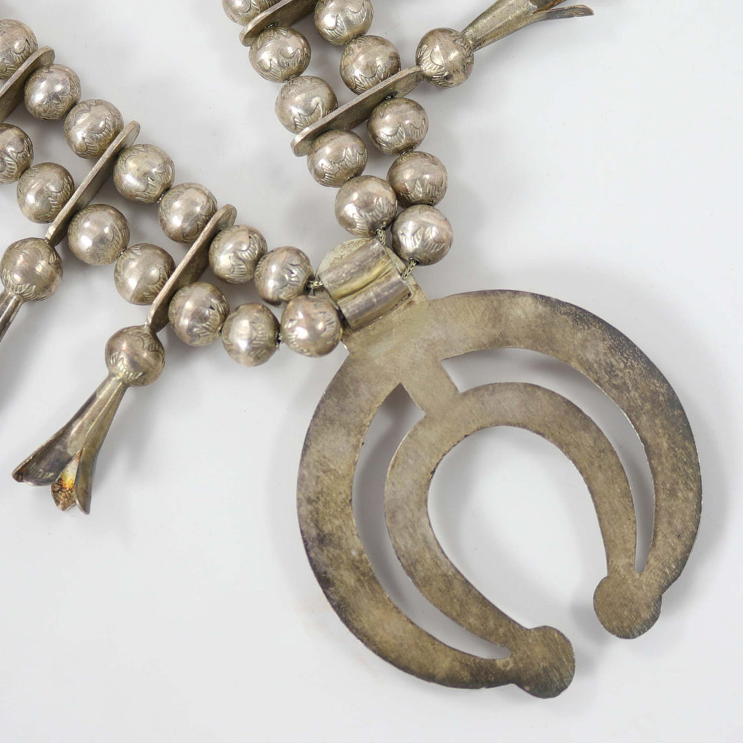 1970s Squash Blossom Necklace by Vintage Collection - Garland's