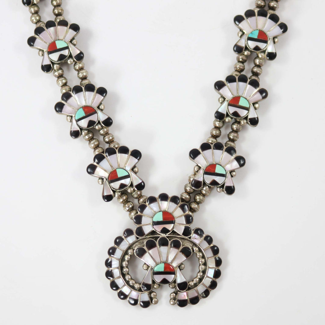 1970s Sunface Squash Blossom by Vintage Collection - Garland's