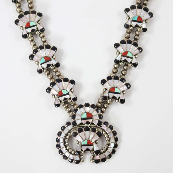 1970s Sunface Squash Blossom by Vintage Collection - Garland's