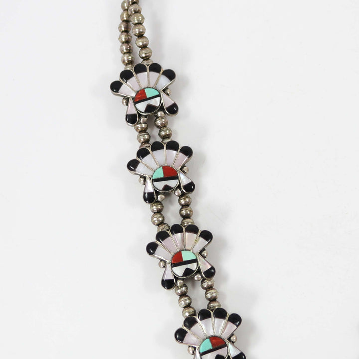 1970s Sunface Squash Blossom by Vintage Collection - Garland's