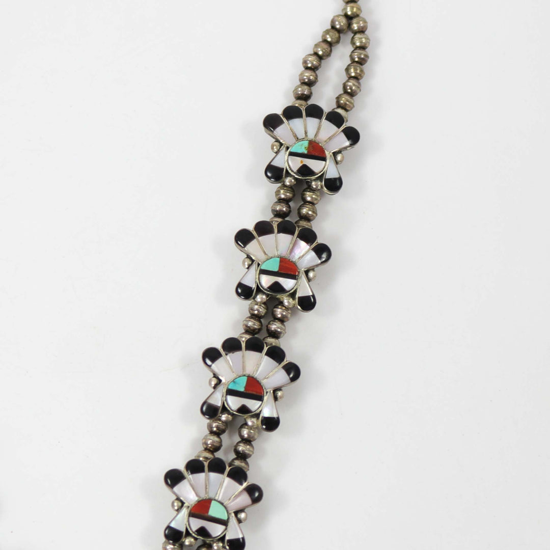 1970s Sunface Squash Blossom by Vintage Collection - Garland's