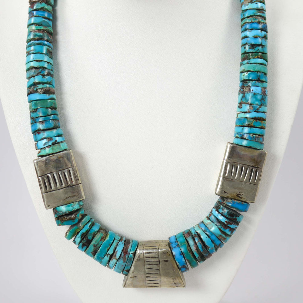 1970s Turquoise Necklace by Vintage Collection - Garland's