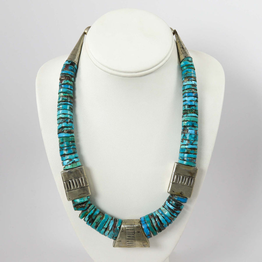 1970s Turquoise Necklace by Vintage Collection - Garland's