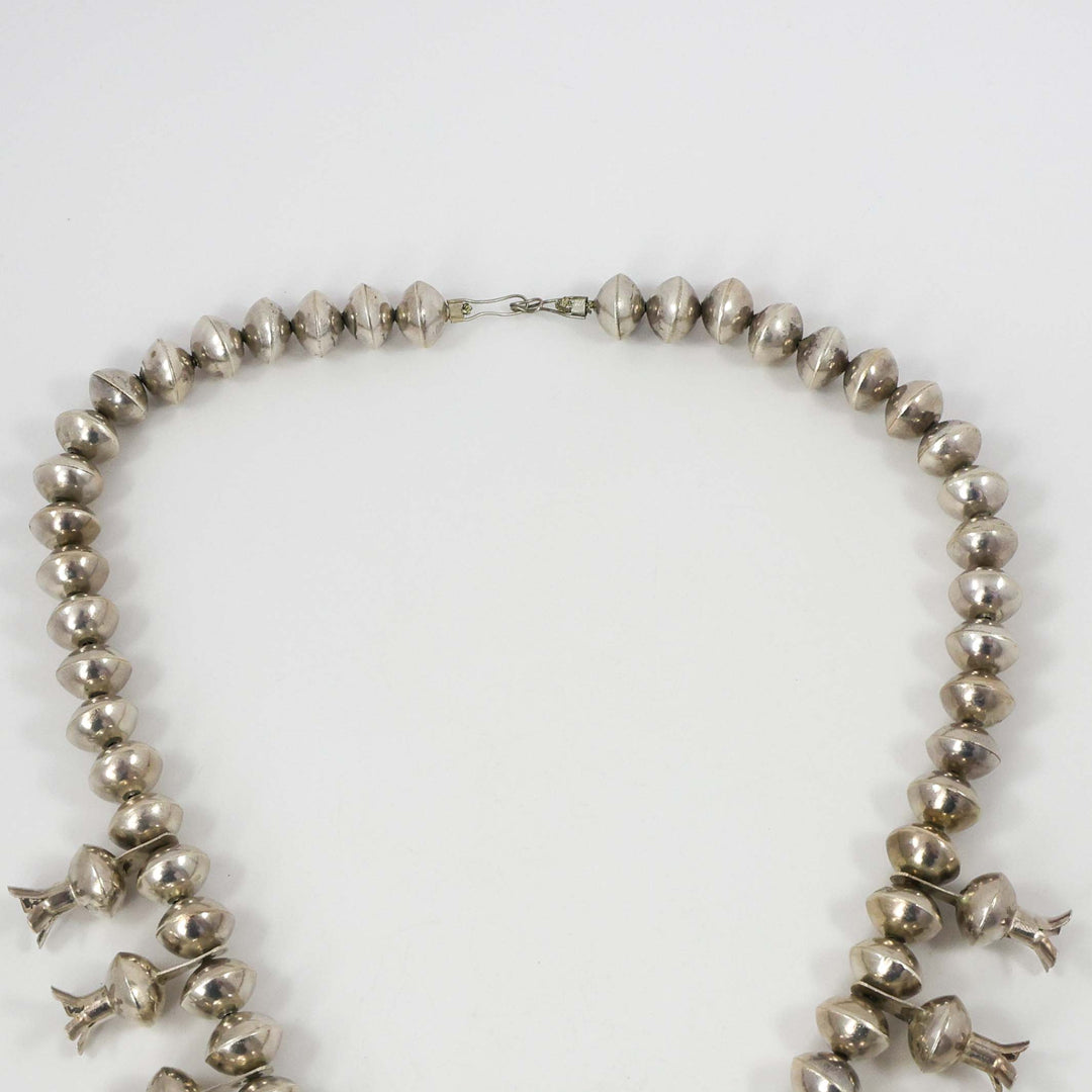 1970s Turquoise Squash Blossom Necklace by Vintage Collection - Garland's