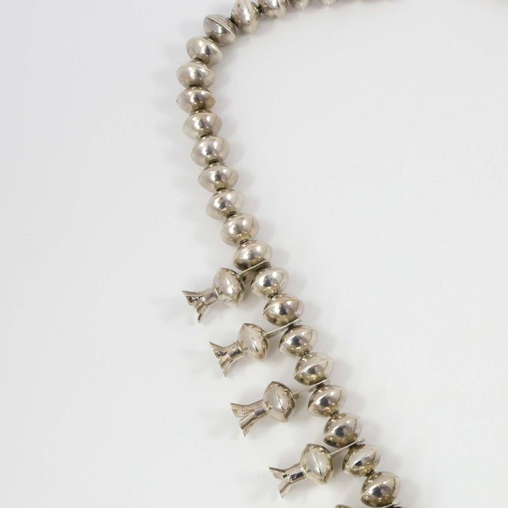 1970s Turquoise Squash Blossom Necklace by Vintage Collection - Garland's