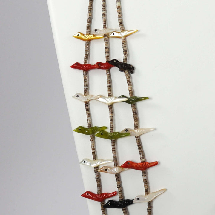 1970s Zuni Fetish Necklace by Jennie Tsikewa - Garland's