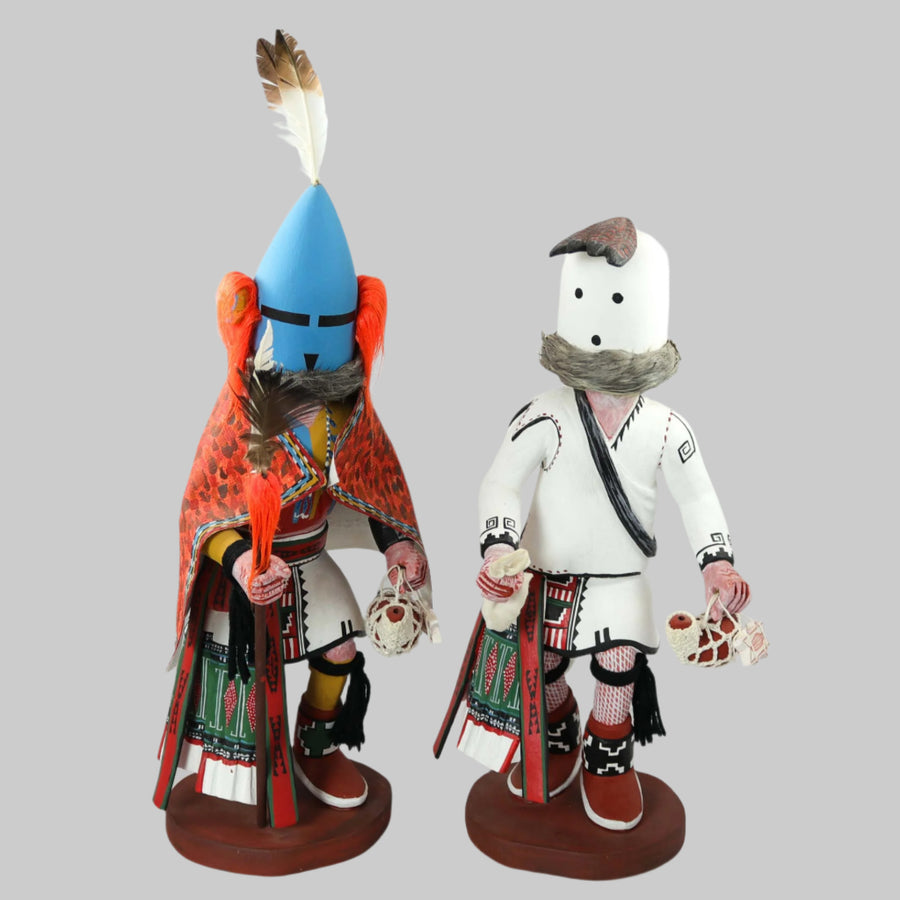 1980s Eototo and Aholi Kachina Pair by Roy Fredericks - Garland's