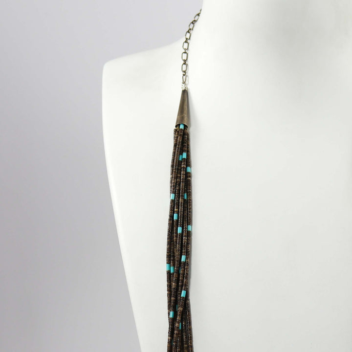 1980s Heishi Bead Necklace by Calvin Lovato - Garland's