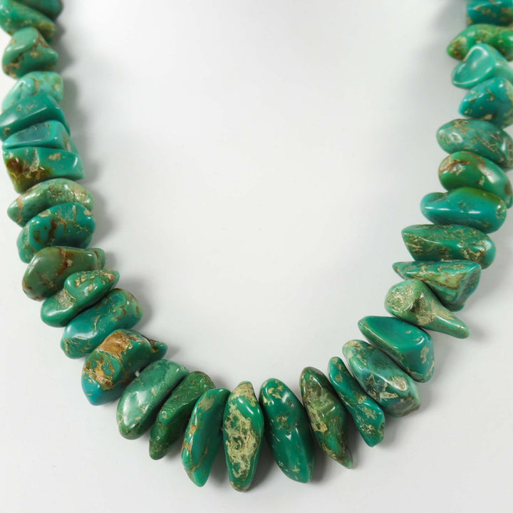1980s Turquoise Chunk Necklace by Vintage Collection - Garland's