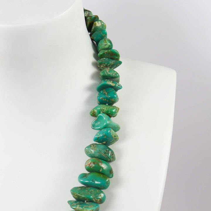 1980s Turquoise Chunk Necklace by Vintage Collection - Garland's