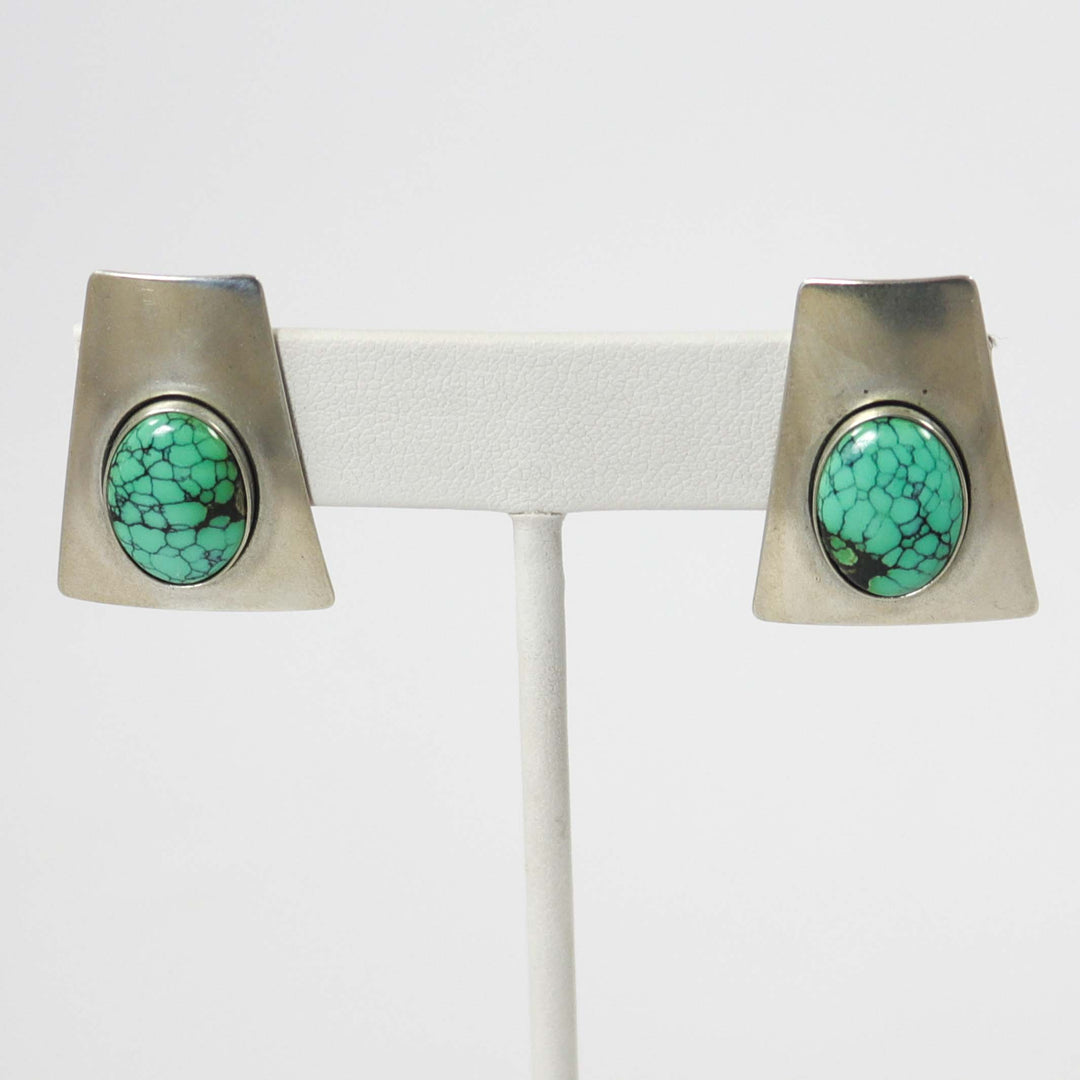 1980s Turquoise Earrings by Vintage Collection - Garland's