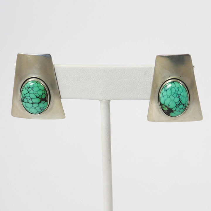 1980s Turquoise Earrings by Vintage Collection - Garland's