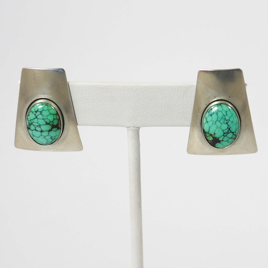1980s Turquoise Earrings by Vintage Collection - Garland's