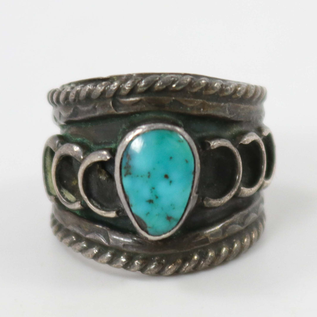 1980s Turquoise Ring by Corbet Joe - Garland's