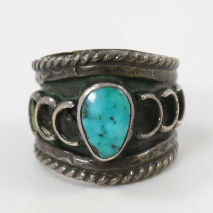 1980s Turquoise Ring by Corbet Joe - Garland's
