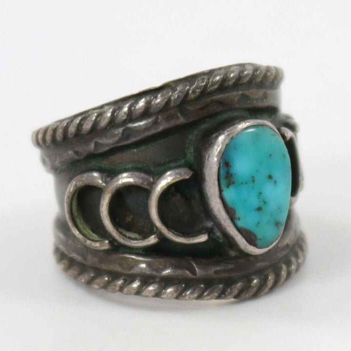 1980s Turquoise Ring by Corbet Joe - Garland's